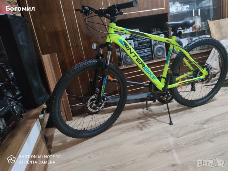 Велосипед INTERBIKE GEPARD 27.5" SHIMANO, 21 СКОРОСТИ, РАМКА АЛУМИНИЕВА , снимка 1