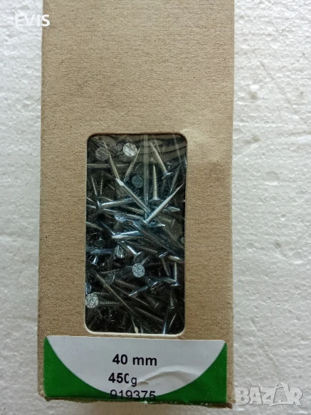 Поцинковани пирони (гвоздеи) 40мм , снимка 1