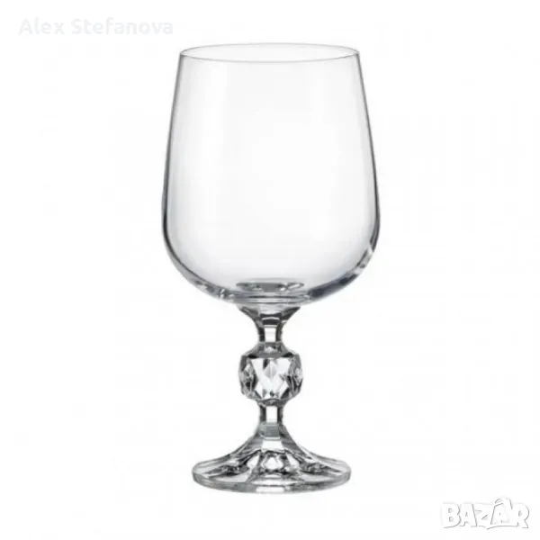 Комплект от 6 чаши за червено вино Bohemia Sterna, 340мл, снимка 1