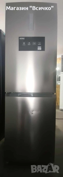 Хладилник с фризер KOENIC KFK 621 C NF IN, 338 л, височина 1850 мм, инокс, снимка 1