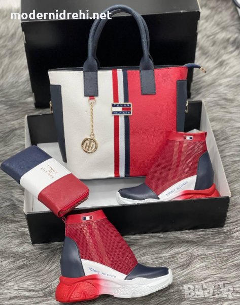 Дамска чанта портфейл и спортни обувки Tommy Hilfiger код 129, снимка 1