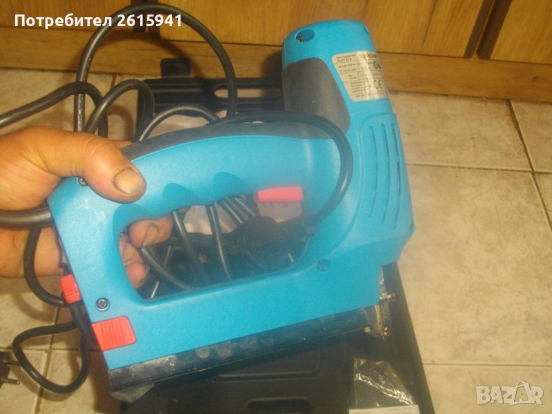 Нов Ел.Такер Дърводелски TOP CRAFT TCET33E-Комбиниран-За Скоби/Кламери 15-25мм/Пирони 15-32мм-2014г, снимка 1