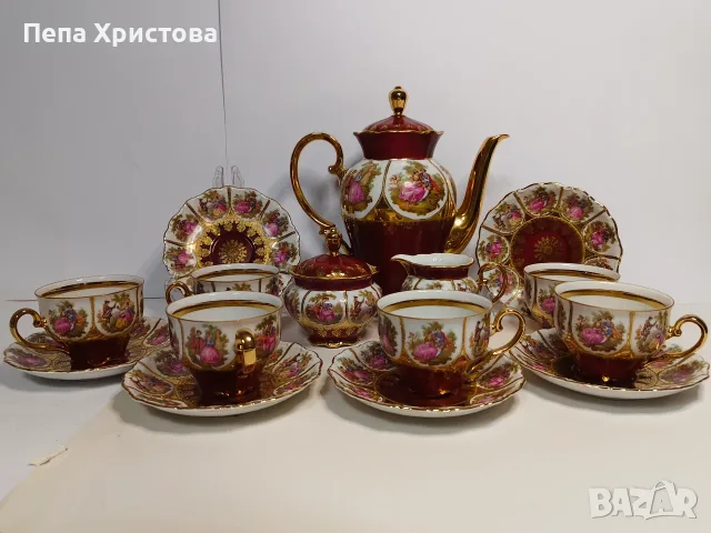 Порцеланов сервиз за  чай