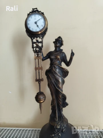 Настолен бронзов часовник 5, снимка 8 - Други - 51312261