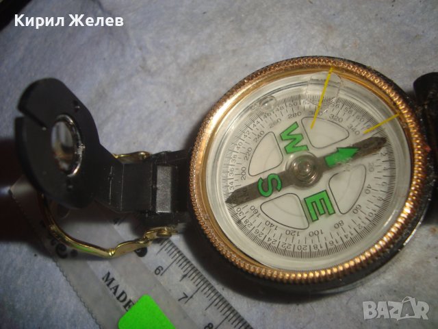 СТАР ИНЖЕНЕРЕН ПРЕЦИЗЕН КОМПАС с БАКЕЛИТОВ КОРПУС 27130, снимка 8 - Антикварни и старинни предмети - 38117217