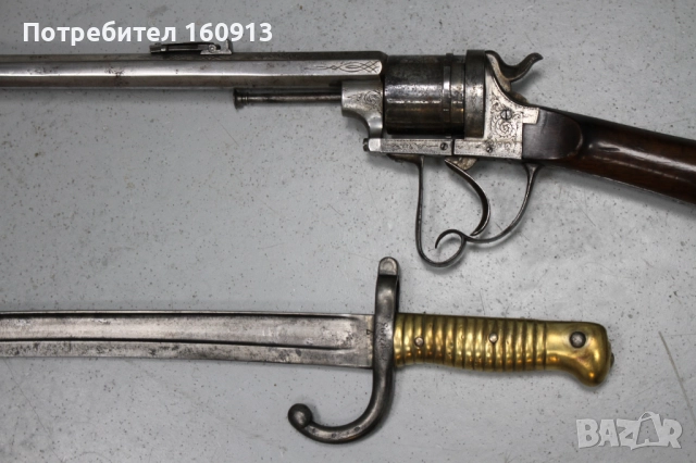 Револверна пушка , комплект с щик. Пушка , Револвер ., снимка 18 - Антикварни и старинни предмети - 52548123