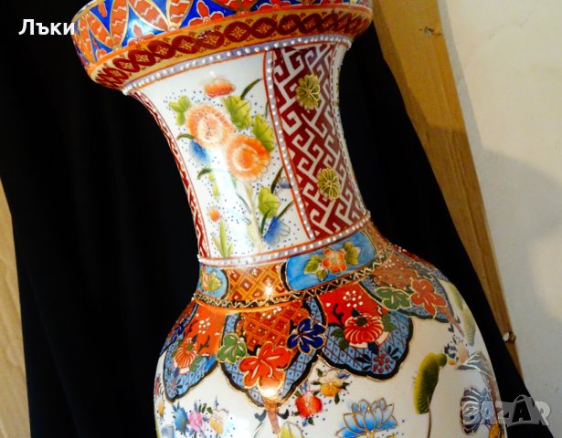 Ming Dynasty китайска порцеланова ваза 62 см. , снимка 9 - Вази - 30697912