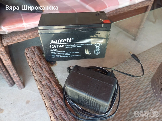 АКУМУЛАТОР 12 ВОЛТА 7 АМПЕРА - НОВ, снимка 2 - Детски велосипеди, триколки и коли - 54134243