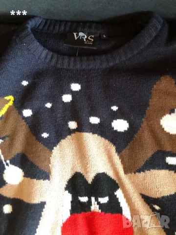 Продавам мъжки пуловер коледен, снимка 2 - Пуловери - 48413477