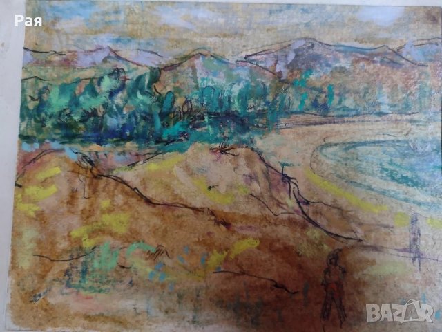 Картина рисунка 1, снимка 3 - Антикварни и старинни предмети - 50723027