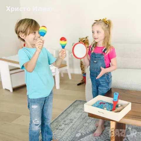 Музикални инструменти Melissa and Doug Банда в кутия, снимка 7 - Образователни игри - 49789785