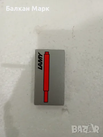 Лот 5 опаковки x 5 бр. оригинални патрони за писалка Lamy T10 (червени, общо 25 бр.) - Германия, снимка 2 - Ученически пособия, канцеларски материали - 55768615