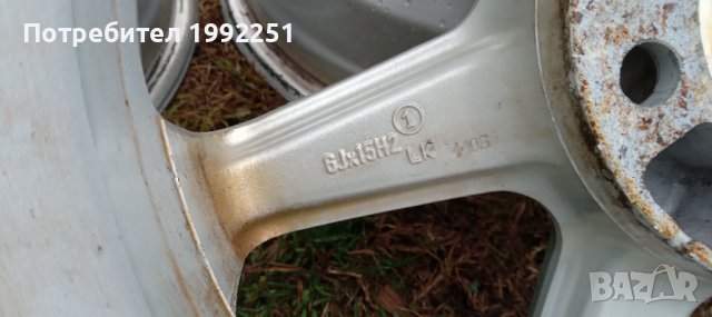 4бр ляти джанти 6J15 ЕТ40. 5x110. Свалени са от Opel Astra H. Среден отвор с втулката 65.1мм, а без , снимка 5 - Гуми и джанти - 38959080