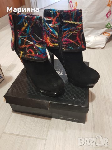 Стилни боти Tendenz , снимка 1 - Дамски обувки на ток - 34387932