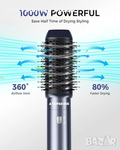 Нов Магически 6 в 1 Air Styler 1000W Сешоар Четка Къдрици Обем Жени Прическа, снимка 7 - Сешоари - 50636657