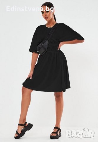 Дамска рокля в черно с набор, снимка 2 - Рокли - 31641503