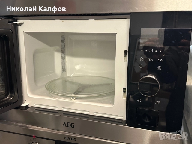 Микровълнова фурна за вграждане AEG 26 литра, снимка 2 - Микровълнови - 52852384