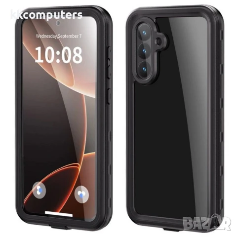 Samsung Galaxy A56 5G REDPEPPER Водоустойчив / Удароустойчив Калъф + Скрийн Протектор – Черен, IP68