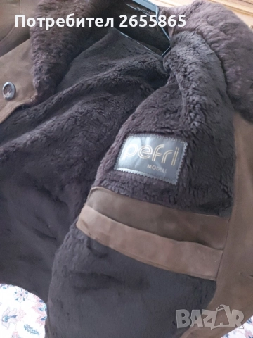 Мъжко палто от овча кожа, снимка 5 - Палта - 52510197
