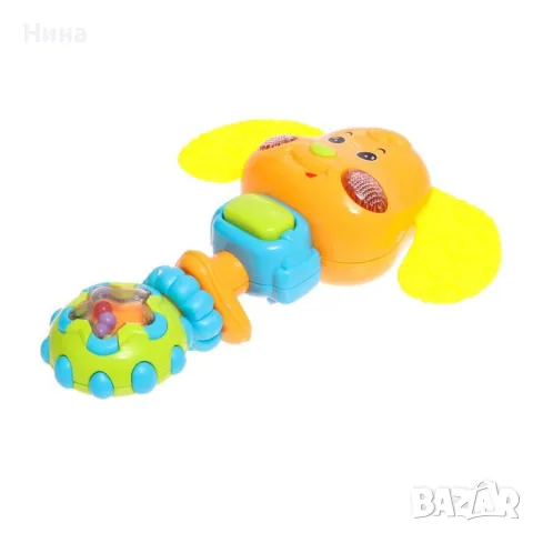 Бебе дрънкалка / чесалка със звук и светлина , снимка 2 - Дрънкалки и чесалки - 47604655