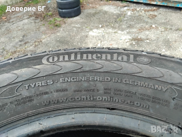 Гуми 235 65 16 C Ц Континентал Continental. Налични са 6 броя - нов внос. Не са нови!, снимка 14 - Гуми и джанти - 54210969
