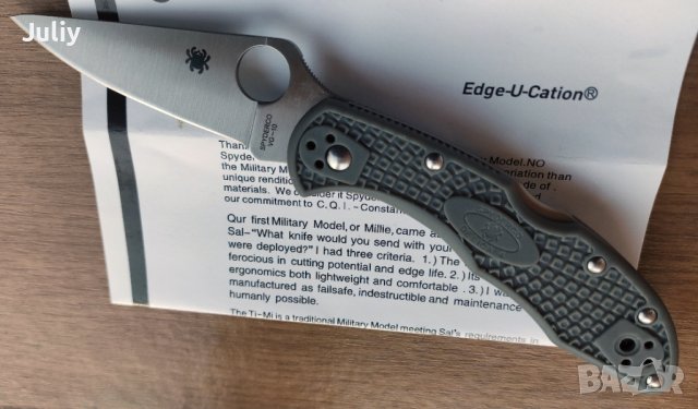 Spyderco Delica 4, снимка 5 - Ножове - 39228369