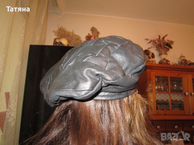 ТАКЕ  кожа; ръчно плетиво;, снимка 5 - Шапки - 12553385