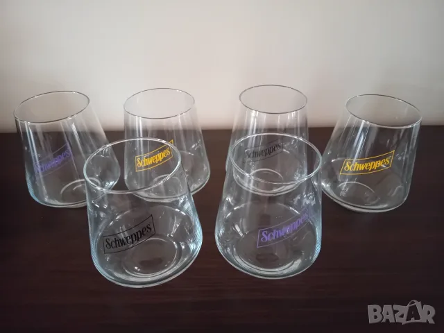 6 бр. чаши RASTAL брандирани за Schweppes. Нови., снимка 3 - Чаши - 56167718