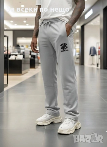 Balenciaga Мъжко Памучно Спортно Долнище Код A1307, снимка 3 - Спортни дрехи, екипи - 53929219