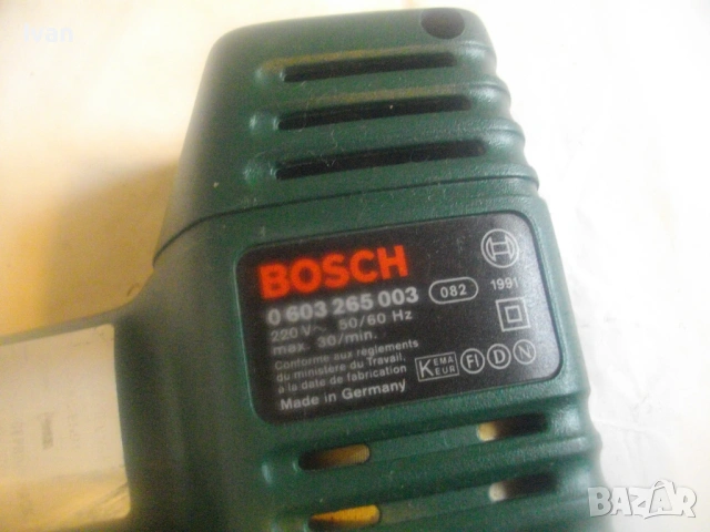 Като нов BOSCH PTK19E Немски оригинал ЕЛ.ТАКЕР БОШ Старо качество 1991г.Комбиниран 19мм с ел.контрол, снимка 15 - Такери - 54017679