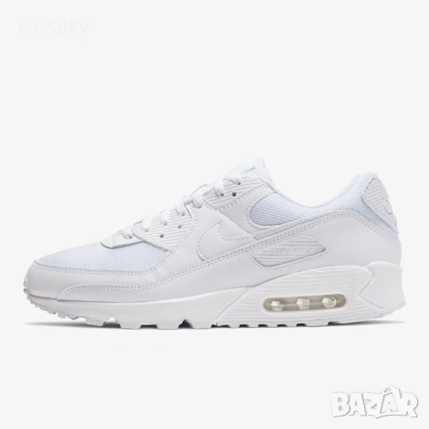 Nike Air Max 90 Нови Оригинални Бели Мъжки Маратонки Найк