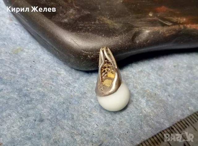 СКЪПОЦЕНЕН РЕТРО СТИЛ СРЕБЪРЕН МЕДАЛЬОН СРЕБРО 925 с ТОПЧЕ ШЛИФОВАН БЯЛ АХАТ и ЦИРКОНИ 47504, снимка 3 - Колиета, медальони, синджири - 48987237
