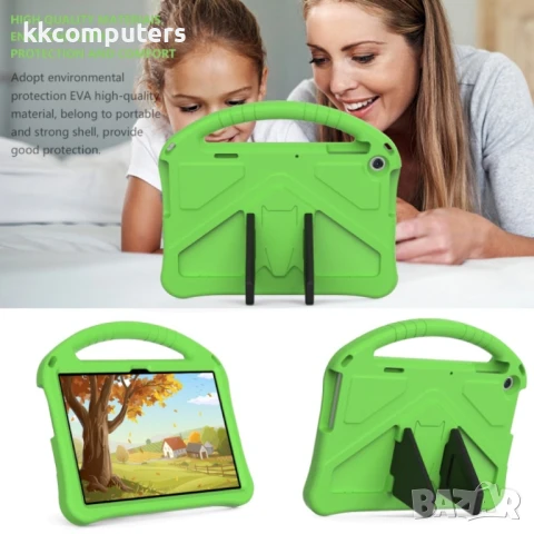 Lenovo Tab M10 3rd Gen TB328FU / TB328XU 2022 Foldable Thumb Kickstand EVA Удароустойчив Калъф и Про, снимка 7 - Калъфи, кейсове - 51129296