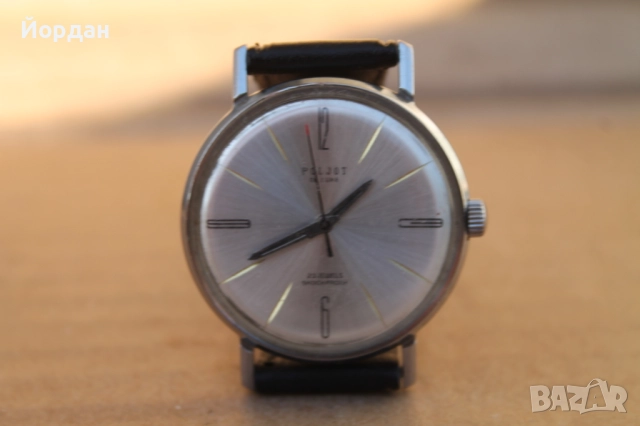 СССР мъжки часовник ''Полет/Poljot De Luxe'' 23 камъка, снимка 2 - Мъжки - 52539957