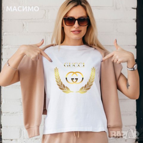 Тениска Gucci Дамска Видове, снимка 4 - Тениски - 44457686