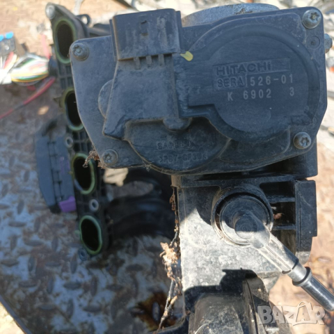 Дроселова клапа за Рено Дачия Нисан  1.6 16в Hitachi 526-01 K6902 3, снимка 4 - Части - 44553731