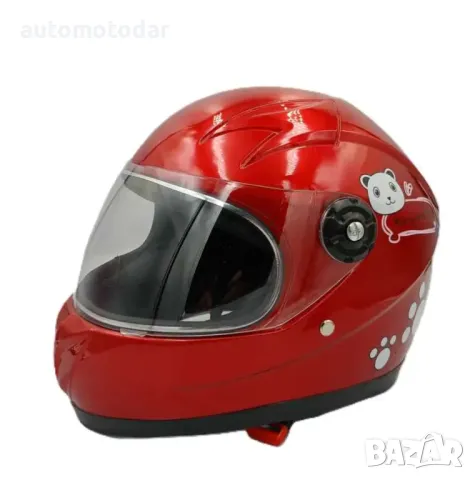 Детска мото каска шлем за мотор скутер, снимка 3 - Аксесоари и консумативи - 49543074