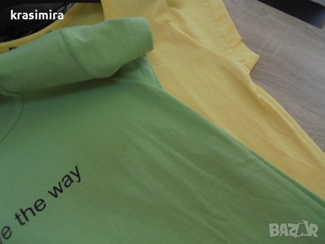 нови памучни тениски в три цвята, снимка 2 - Тениски - 40049227
