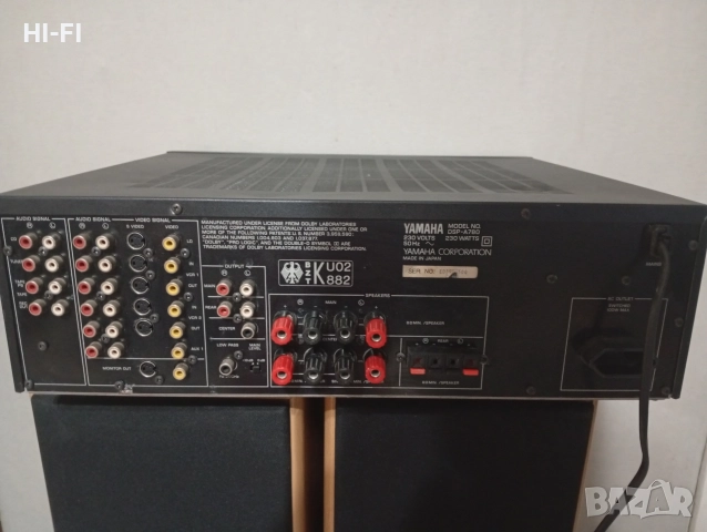 Yamaha DSP-A780, снимка 5 - Ресийвъри, усилватели, смесителни пултове - 52557299