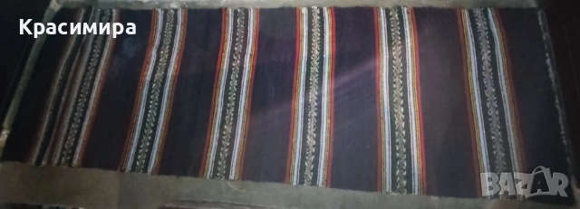 Автентични битови ръчно тъкани старинни български черги, снимка 7 - Декорация за дома - 53004258