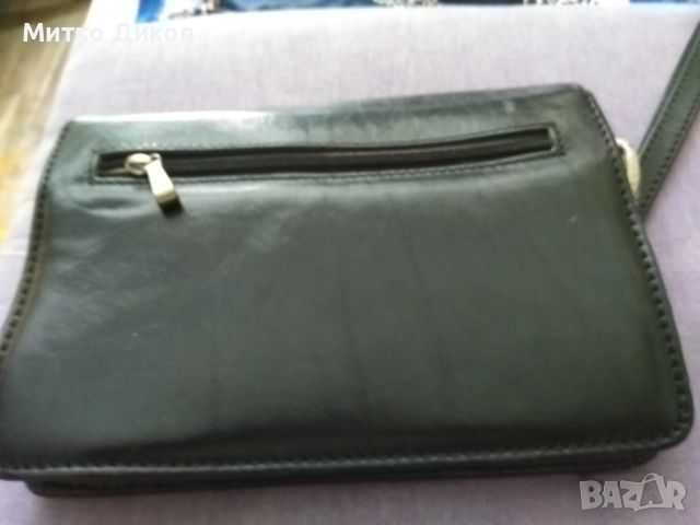 Чанта за ръка борсета с много прегради маркова италианска на Giudi естествена кожа 250х185мм, снимка 7 - Чанти - 51721659