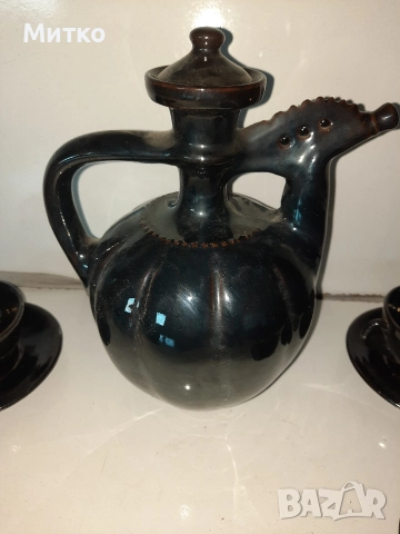 Ретро керамични Битови сервизи за ракия, снимка 17 - Сервизи - 52860811