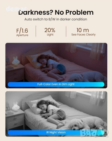 AKINGUAR Wifi камера за сигурност, 4K 8MP камера за домашни любимци, снимка 4 - IP камери - 51767069