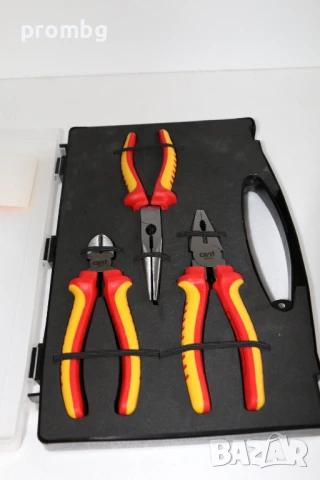 AVIT клещи 1000 V, секачки, дълги челюсти, комбинирани, Германия, снимка 7 - Клещи - 50784678