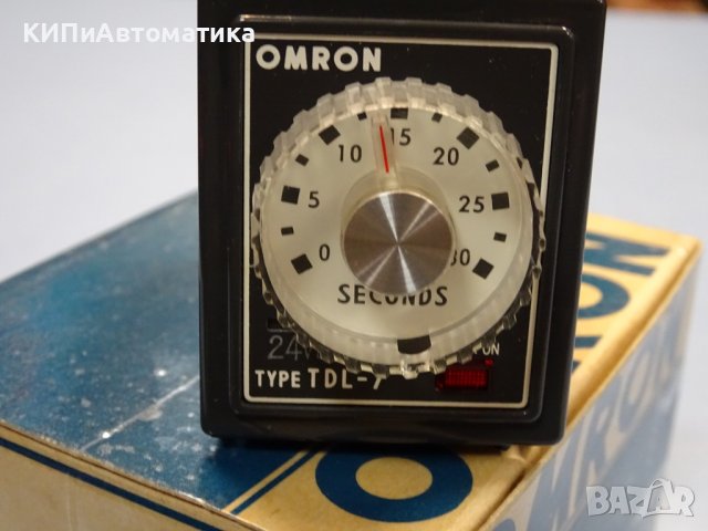 реле време Omron TDL-7 24VDC 30s solid state timer, снимка 6 - Резервни части за машини - 37673584