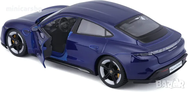 Метални колички: Porsche Taycan Turbo S (J1) – 1:24, снимка 3 - Колекции - 55983854