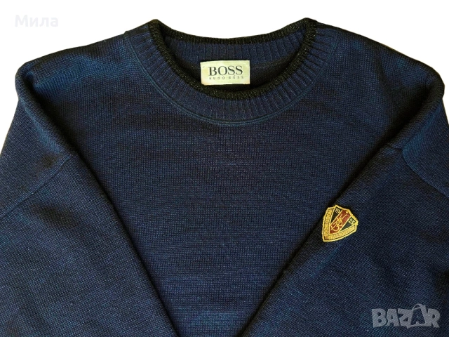 Boss - Мъжки Vintage Пуловер ( 100% Вълна ) by Hugo Boss - 10/10
