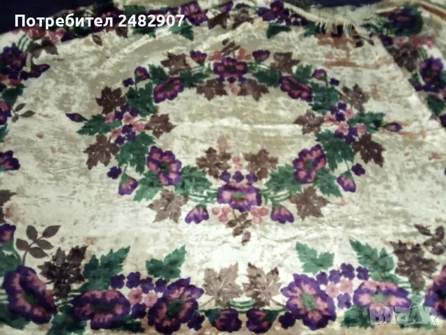 Плюшена покривка - ретро, снимка 9 - Покривки за маси - 48481752