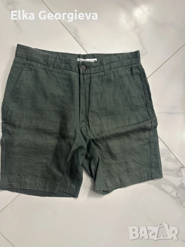 Ленени мъжки къси панталони Zara размерът е 31