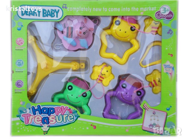 Бебешка дрънкалка за кошара Deary Baby, снимка 1